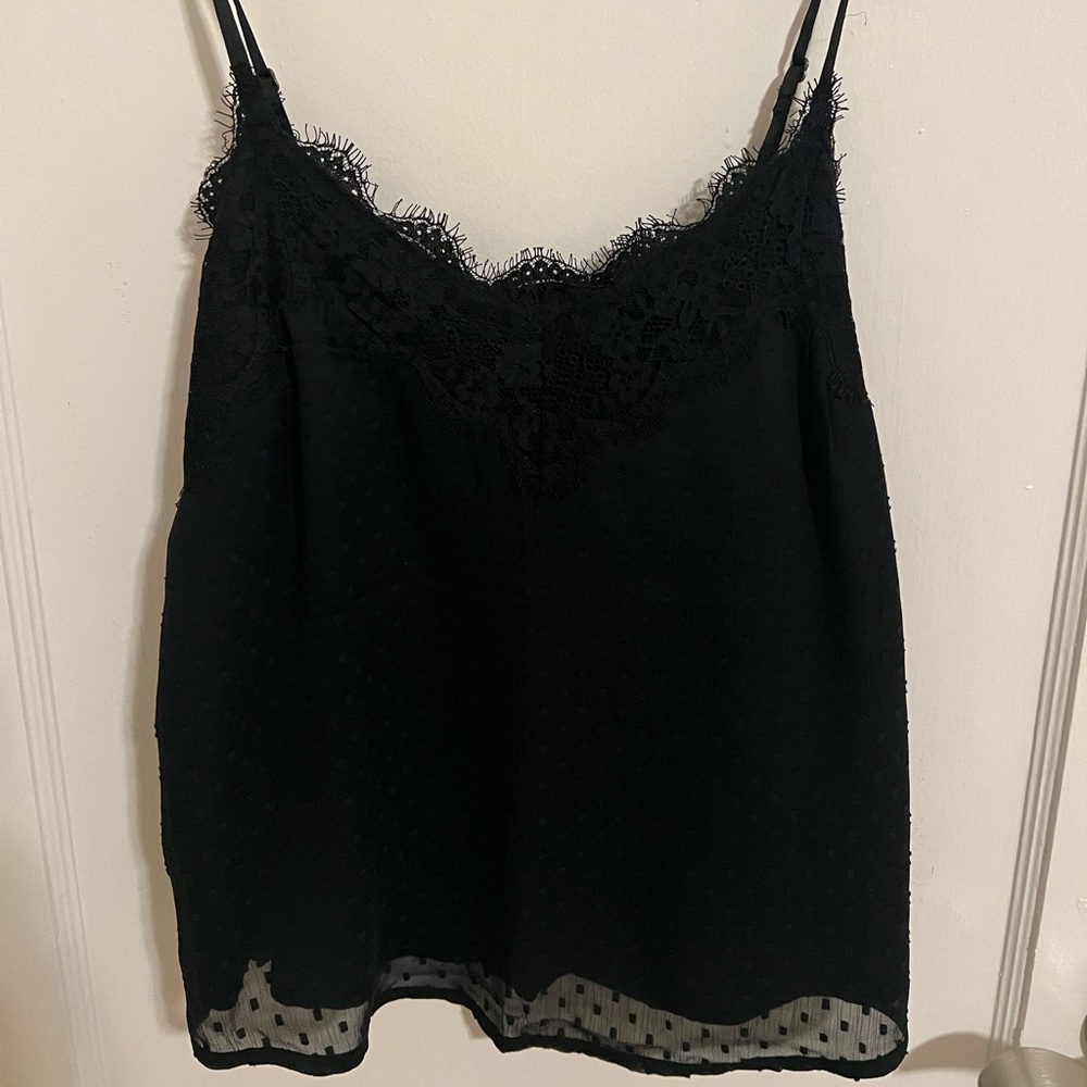 Dot Lace Cami Tank
